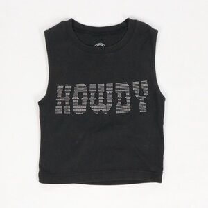 Urban Outfitters Black 'Howdy' Tank Top